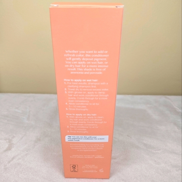 Kristin Ess Color Depositing Conditioner 6.7 Oz Coral Rose Semi-Permanent - Picture 4 of 7